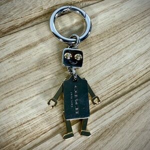 RARE Coach‎ Robot Key Fob Bag Charm Keychain🤖